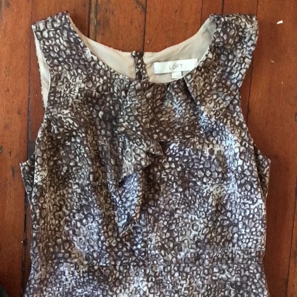 Ann Taylor Loft Animal Print Dress - Picture 3 of 4